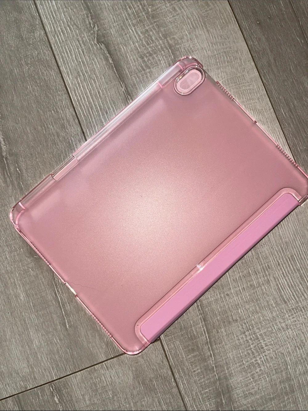 🎀🌸Case for iPad Air 10.5-11 inch Pink Acrylic Cover & Clear Back - Never used!🌸🎀